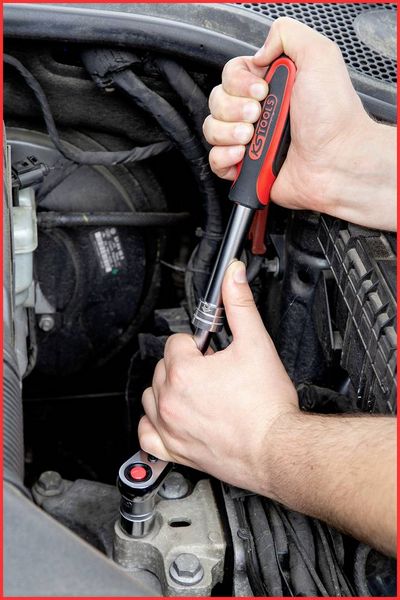 Produktbild: KS Tools 914.1220 Teleskop-Umschaltknarre 1/2\" 432mm