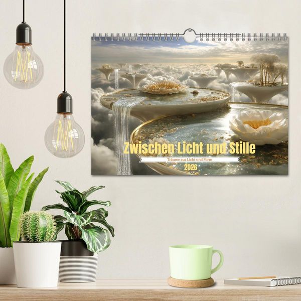 Produktbild: Zwischen Licht und Stille - Tr&auml;ume aus Licht und Form (Wandkalender 2026 DIN A4 quer), CALVENDO Monatskalender