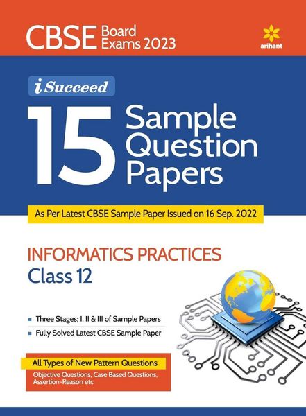 Produktbild: 15 Sample Question Papers Information Practices Class 12th CBSE 2019-2023