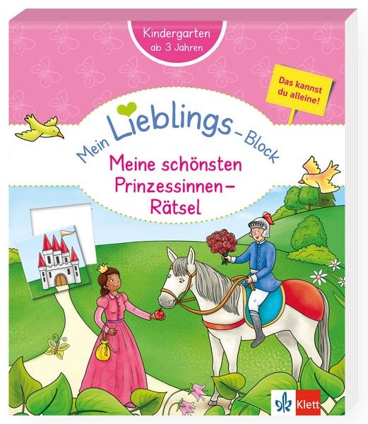Produktbild: Klett Mein Lieblings-Block: Meine sch&ouml;nsten Prinzessinnen-R&auml;tsel
