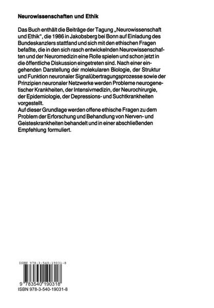 Produktbild: Neurowissenschaften und Ethik
