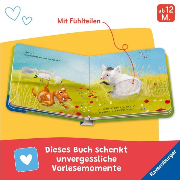 Produktbild: Mein liebstes Vorlese-F&uuml;hlbuch - Die kleine Katze