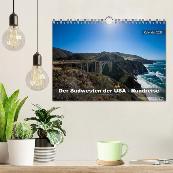 Produktbild: Der S&uuml;dwesten der USA - Rundreise (Wandkalender 2026 DIN A4 quer), CALVENDO Monatskalender