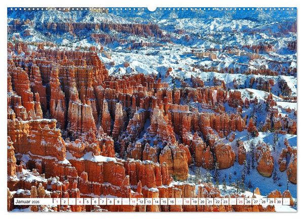 Produktbild: Naturwunder aus Stein im Westen der USA (Wandkalender 2026 DIN A2 quer), CALVENDO Monatskalender