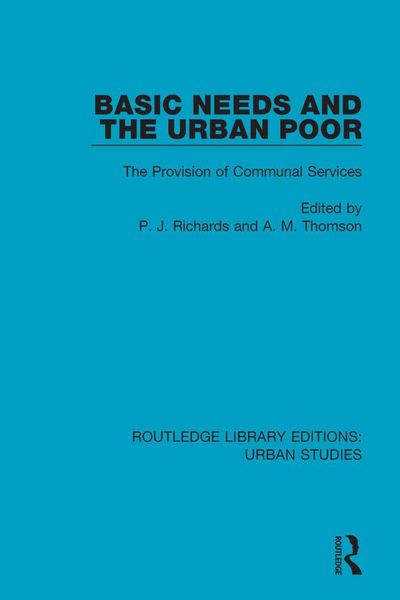 Produktbild: Basic Needs and the Urban Poor
