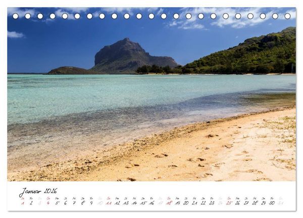 Produktbild: Mauritius - Insel zum Durchatmen (Tischkalender 2026 DIN A5 quer), CALVENDO Monatskalender