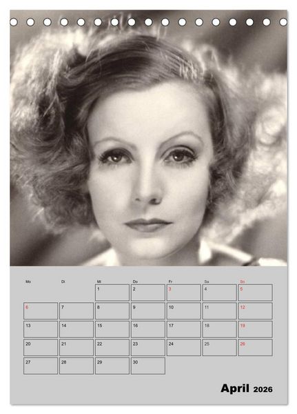 Produktbild: Diven der Stummfilm-&Auml;ra (Tischkalender 2026 DIN A5 hoch), CALVENDO Monatskalender