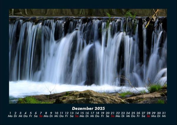 Produktbild: Wasserf&auml;lle 2025 Fotokalender DIN A4