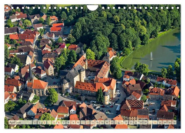 Produktbild: Oberfranken aus der Vogelperspektive (Wandkalender 2026 DIN A4 quer), CALVENDO Monatskalender