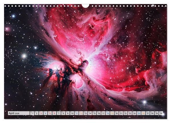 Produktbild: Dazzling Nebulae (Wall Calendar 2026 DIN A3 landscape), CALVENDO 12 Month Wall Calendar