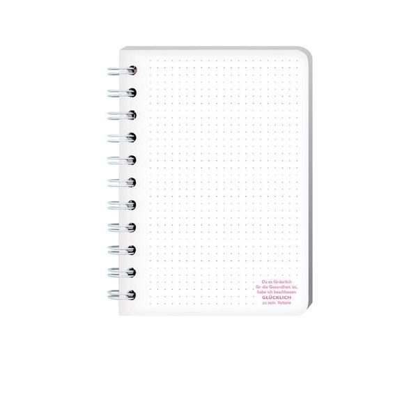 Produktbild: Ringbuch A6 Voltaire Gl&uuml;cklich