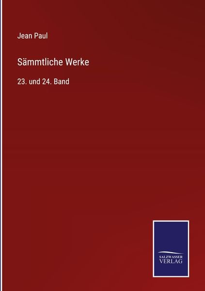 Produktbild: S&auml;mmtliche Werke