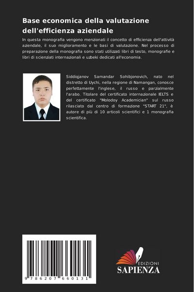 Produktbild: Base economica della valutazione dell'efficienza aziendale