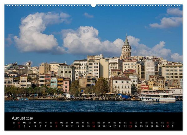 Produktbild: Unterwegs in Istanbul (hochwertiger Premium Wandkalender 2026 DIN A2 quer), Kunstdruck in Hochglanz