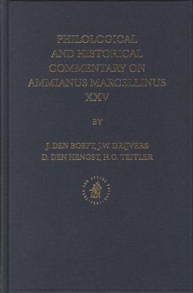 Produktbild: Philological and Historical Commentary on Ammianus Marcellinus XXV