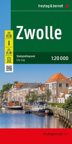 Produktbild: Zwolle, Stadtplan 1:20.000, freytag & berndt