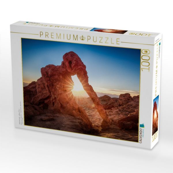 Produktbild: CALVENDO Puzzle elephant rock - valley of fire - | 1000 Teile Lege-Gr&ouml;&szlig;e 64x48cm Foto-Puzzle f&uuml;r gl&uuml;ckliche Stunden
