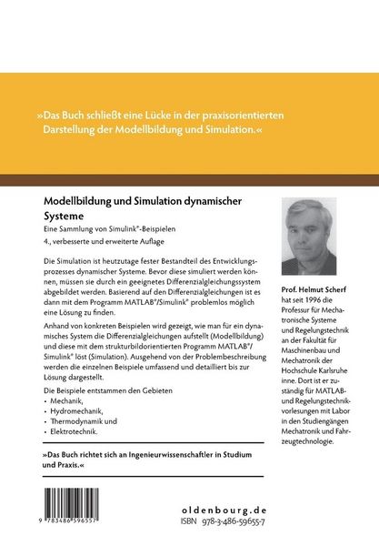 Produktbild: Modellbildung und Simulation dynamischer Systeme