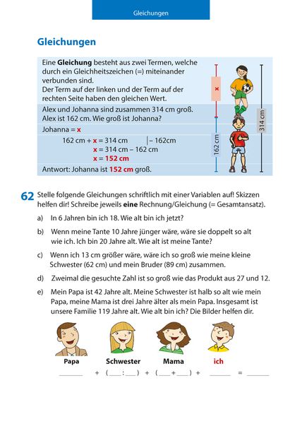 Produktbild: Textaufgaben Mittel-/Hauptschule 5. Klasse, A5-Heft