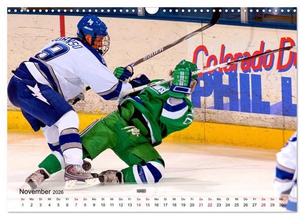 Produktbild: Eishockey - Kampf um den Puck (Wandkalender 2026 DIN A3 quer), CALVENDO Monatskalender