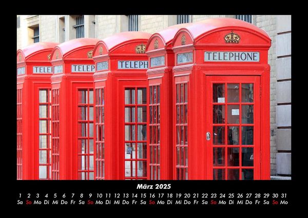 Produktbild: London 2025 Fotokalender DIN A3