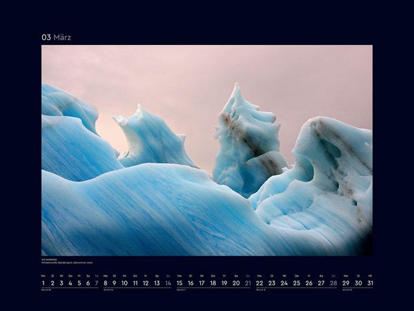 Produktbild: Eiswelten - KUNTH Wandkalender 2027
