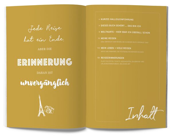 Produktbild: GuideMe Reisetagebuch Travel Memories &bdquo;Meine Reisen&ldquo;
