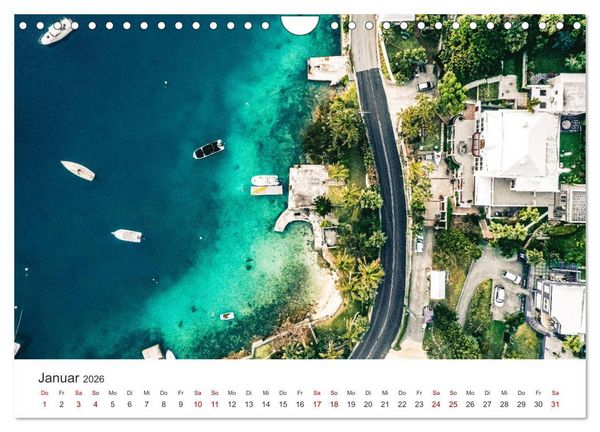Produktbild: Bermuda - Eine Reise zu den Bermudainseln. (Wandkalender 2026 DIN A4 quer), CALVENDO Monatskalender