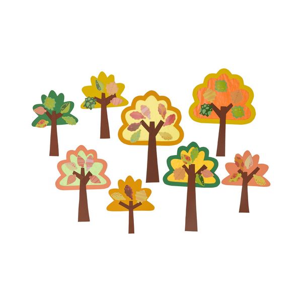 Produktbild: Bastelset - Erstes Kleben Laubwald