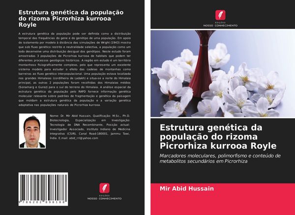 Produktbild: Estrutura gen&eacute;tica da popula&ccedil;&atilde;o do rizoma Picrorhiza kurrooa Royle