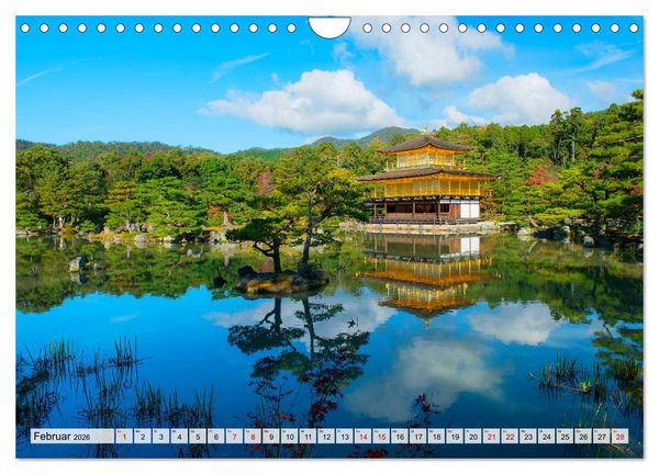 Produktbild: Exotische Bilderreise durch Japan (Wandkalender 2026 DIN A4 quer), CALVENDO Monatskalender