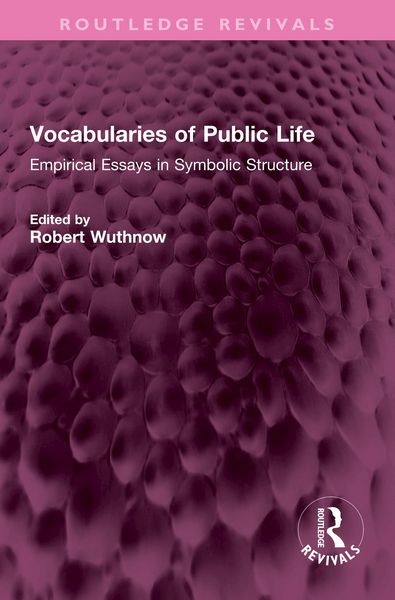 Produktbild: Vocabularies of Public Life