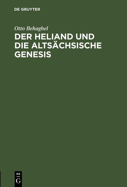 Produktbild: Der Heliand und die alts&auml;chsische Genesis