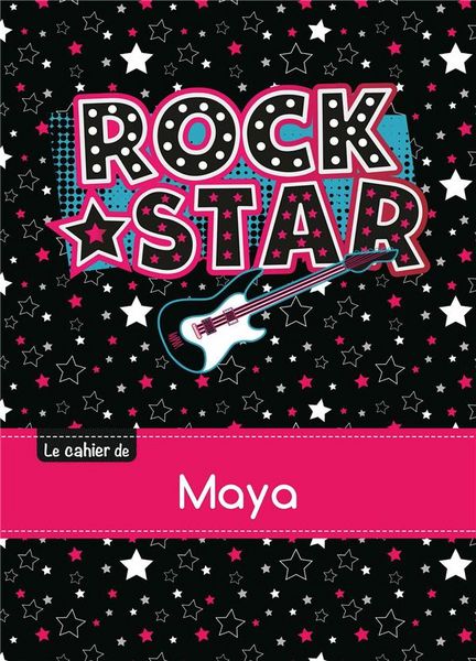 Produktbild: Cahier maya blanc,96p,a5 rockstar