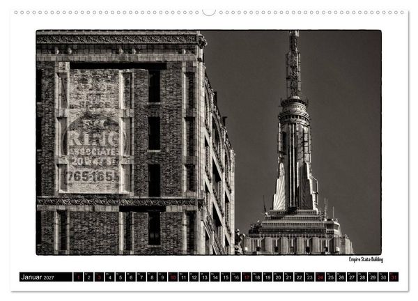 Produktbild: Manhattan Memories - Erinnerungen an New York (Wandkalender 2027 DIN A2 quer), CALVENDO Monatskalender