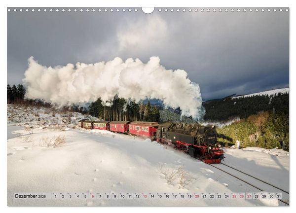 Produktbild: Volldampf durch den Harz (Wandkalender 2026 DIN A3 quer), CALVENDO Monatskalender