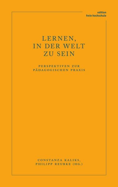 Produktbild: Lernen, in der Welt zu sein