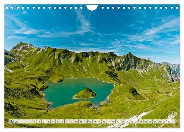 Produktbild: Allg&auml;uer Alpen 2027 (Wandkalender 2027 DIN A4 quer), CALVENDO Monatskalender