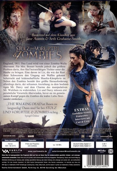 Produktbild: Stolz und Vorurteil & Zombies