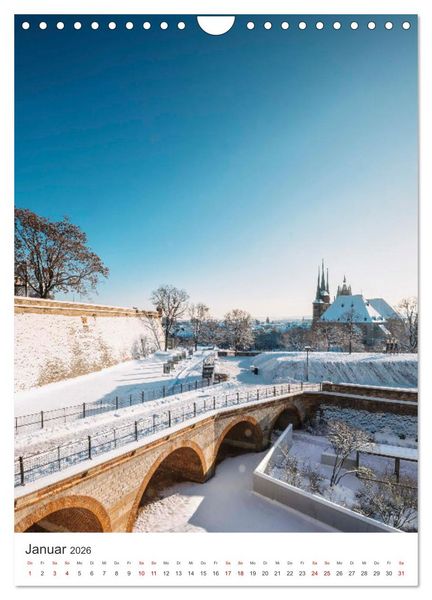 Produktbild: Erfurt - Die romantische Altstadt (Wandkalender 2026 DIN A4 hoch), CALVENDO Monatskalender