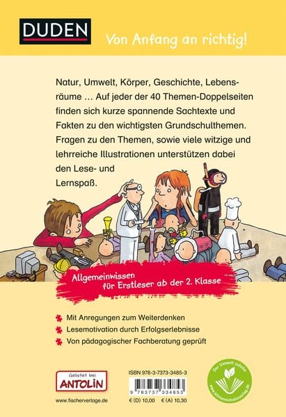 Produktbild: Duden Leseprofi &ndash; Spannende Sachgeschichten f&uuml;r wissbegierige Erstleser, 2. Klasse