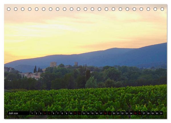 Produktbild: Luberon. Im Herzen der Provence (Tischkalender 2026 DIN A5 quer), CALVENDO Monatskalender