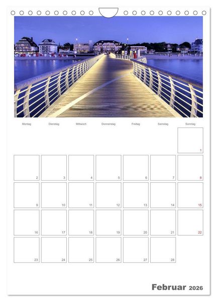 Produktbild: Timmendorfer Strand (Wandkalender 2026 DIN A4 hoch), CALVENDO Monatskalender