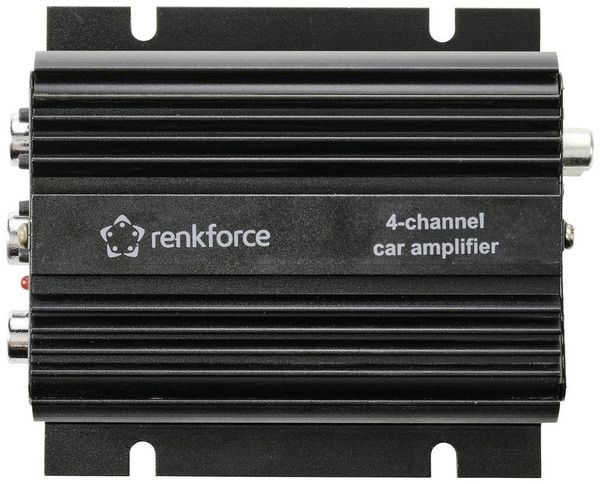 Produktbild: Renkforce RF-CMP-204 4-Kanal Endstufe 200 W Bluetooth&reg;-/USB-Audiowiedergabe, Lautst&auml;rke-/Bass-/H&ouml;hen-Regelung