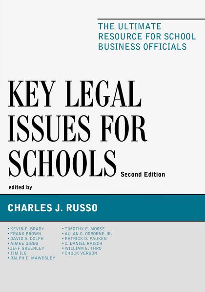 Produktbild: Key Legal Issues for Schools