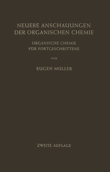Produktbild: Neuere Anschauungen der Organischen Chemie