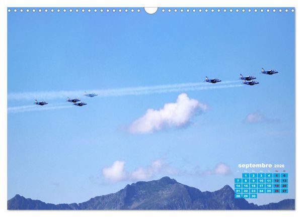 Produktbild: Les ailes fran&ccedil;aises au-dessus des cimes (Calendrier mural 2026 DIN A3 vertical), CALVENDO calendrier mensuel