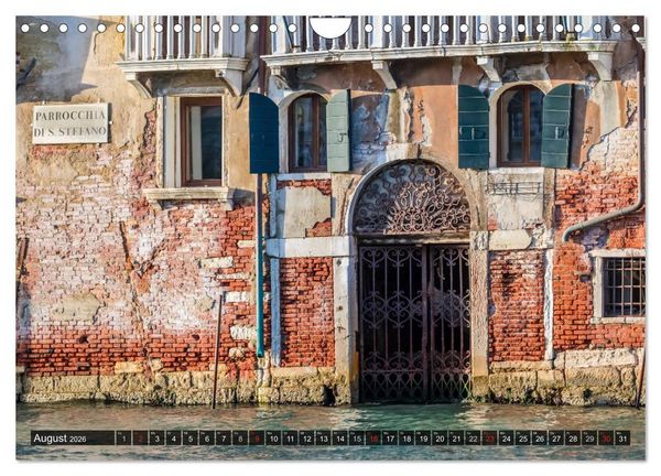 Produktbild: VENEDIG charmante Details (Wandkalender 2026 DIN A4 quer), CALVENDO Monatskalender