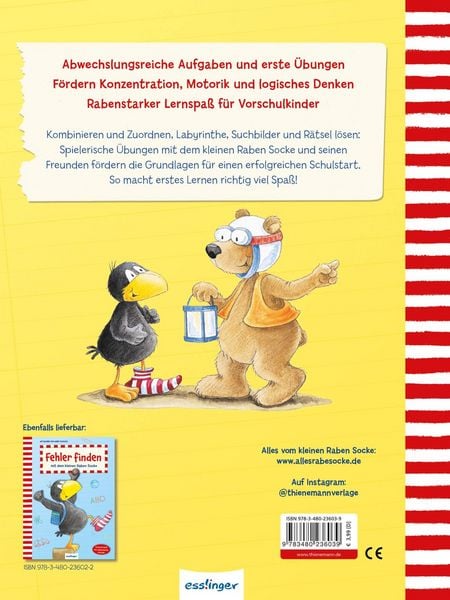 Produktbild: Der kleine Rabe Socke: R&auml;tsel l&ouml;sen mit dem kleinen Raben Socke