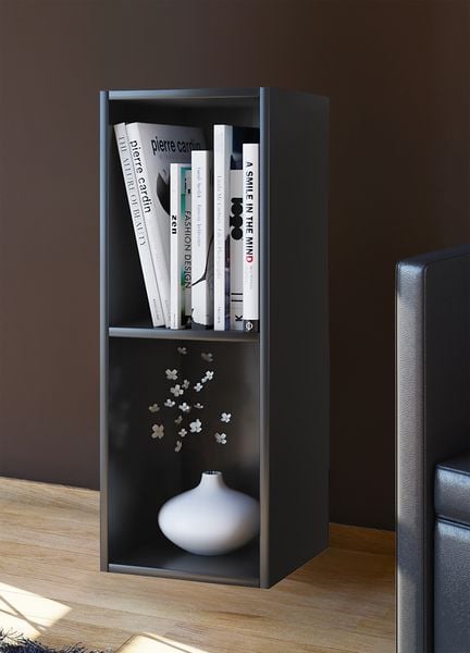 Produktbild: Holz Stand Regal Aufbewahrung Deko B&uuml;cher Mendas 2